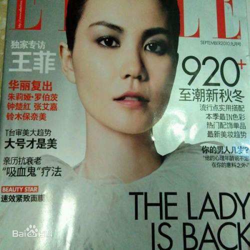 王菲(Faye Wong)精选杂志封面图册