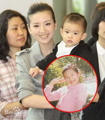 董洁(Angel)和儿子顶顶照片图片图集