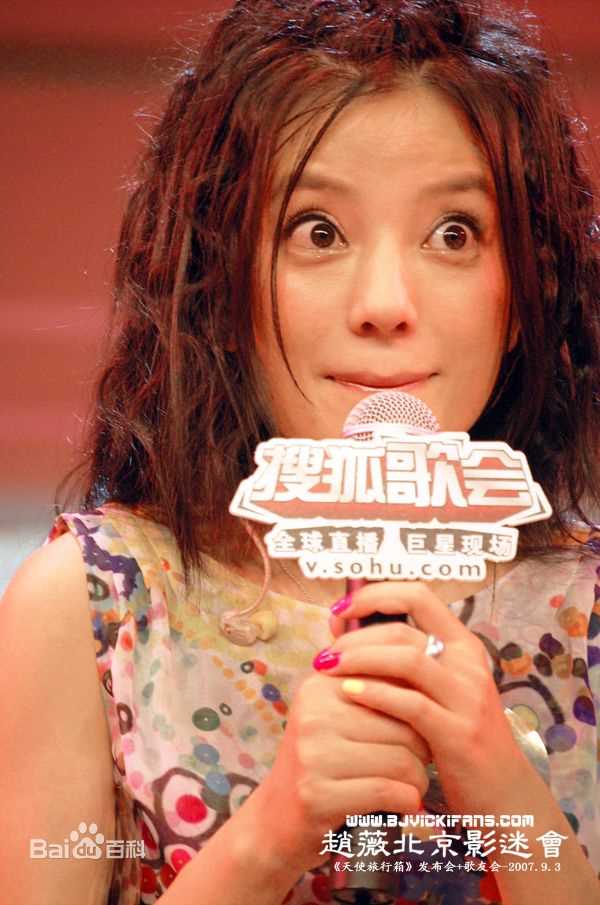 最全赵薇(Vicki Zhao，Zhao Wei)在《天使旅行箱》歌友会中的壁纸