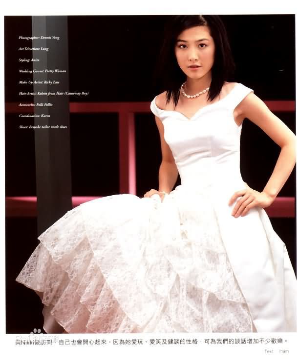 周丽淇(Niki Chow LaiKei)最新婚纱壁纸