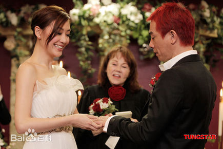 陈小春(Jordan chan)应采儿结婚照壁纸壁纸