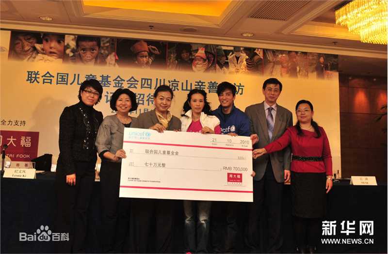 莫文蔚(Karen Mok)呼吁关注四川凉山贫困妇女儿童前后照片