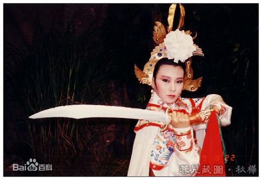 魏秋桦(Bonnie Ngai)饰演的穆桂英前后照片