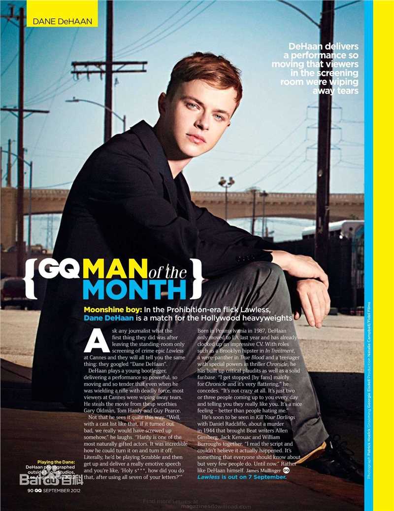 最全戴恩·德哈恩(Dane DeHaan)精彩图册