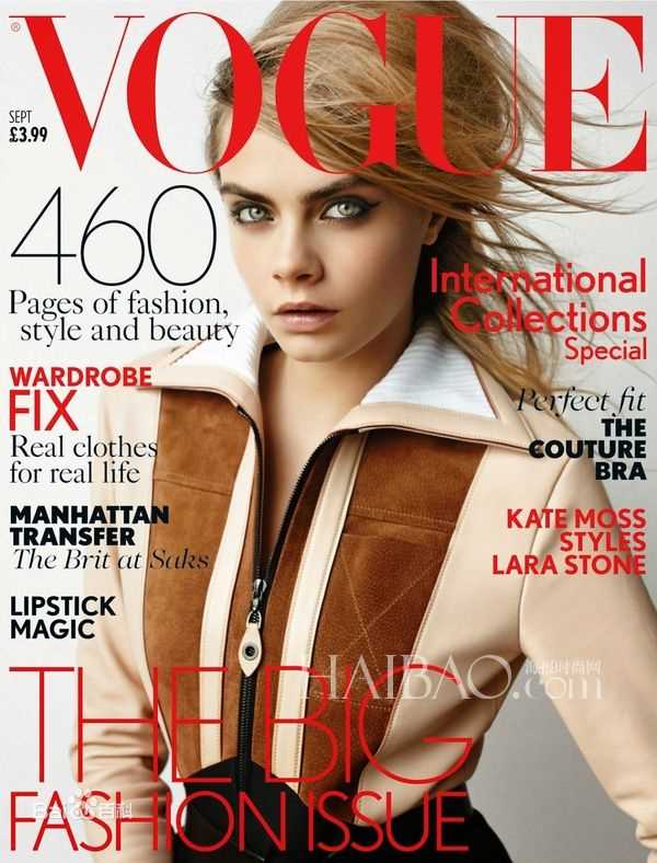 卡拉·乔斯林·迪瓦伊(Cara Jocelyn Delevingne)杂志封面