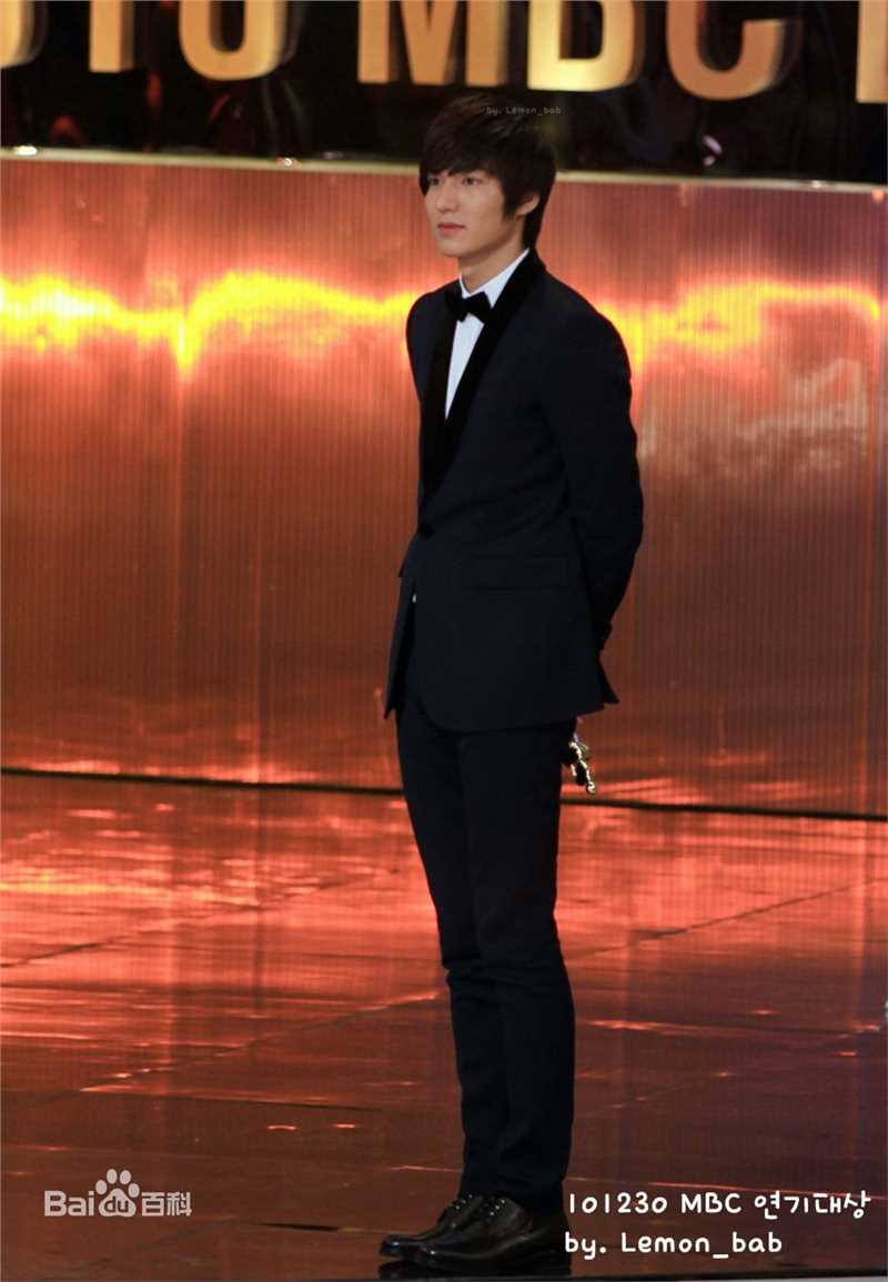 李敏镐（hào）(Lee MinHo、イ ミンホ)2010.12  MBC演技大赏壁纸壁纸