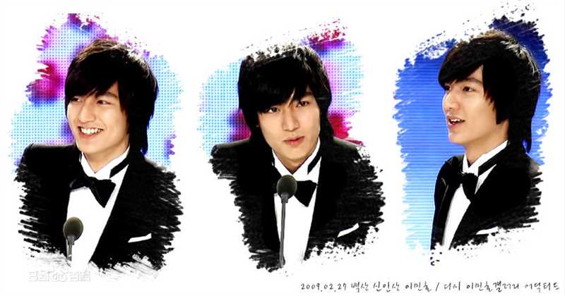 李敏镐（hào）(Lee MinHo、イ ミンホ)2009.2    第45届百想艺术大赏图册