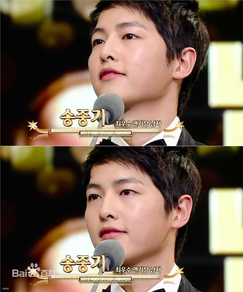 宋仲基(Song Joong Ki)KBS演技大赏（2012）性感图片图集