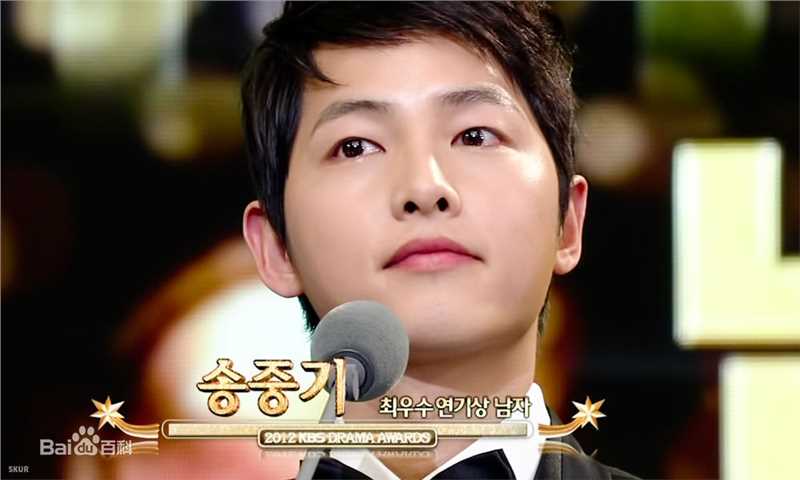 宋仲基(Song Joong Ki)KBS演技大赏（2012）性感图片图集