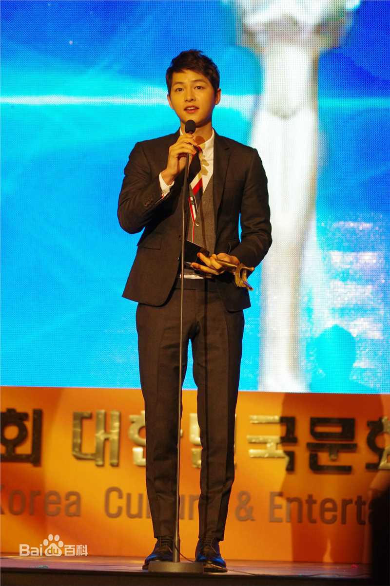 宋仲基(Song Joong Ki)大韩民国文化演艺大奖(2012)图册