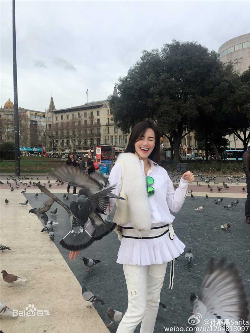 孙晶晶生活照前后照片