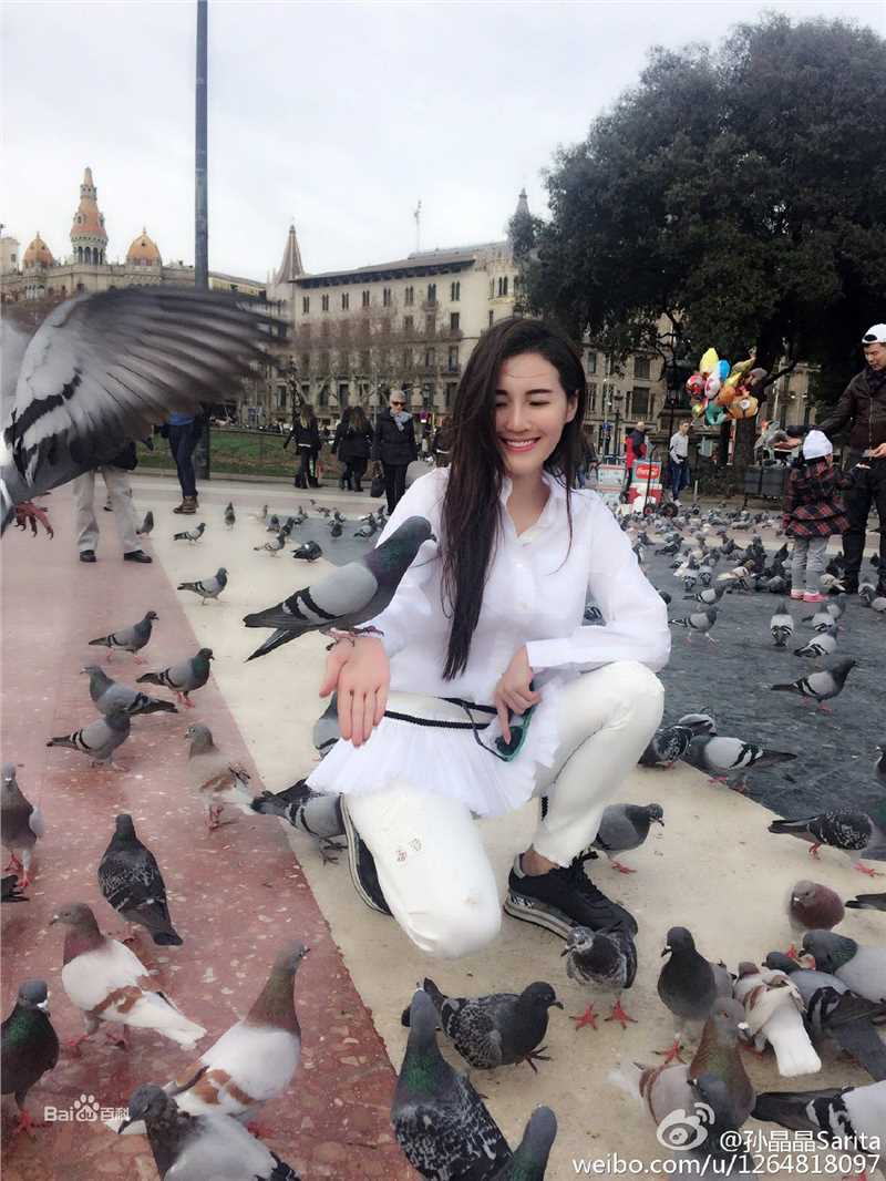 孙晶晶生活照前后照片