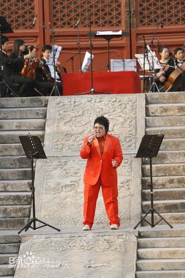 韩红(Han Hong)听我的声音发布会现场壁纸壁纸