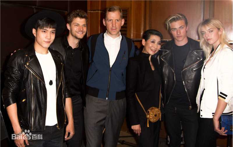 韩东君(Elvis Han)2016年伦敦春夏时装周前后照片