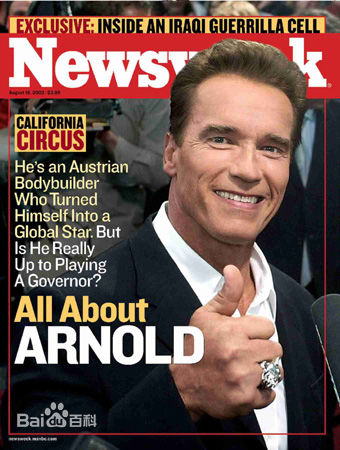 阿诺德·施瓦辛格(Arnold Schwarzenegger)封面人物施瓦辛格