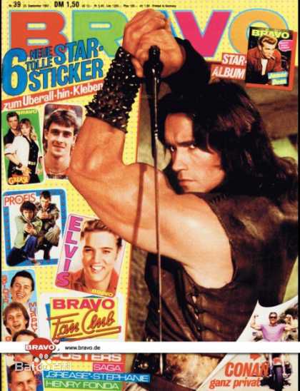 阿诺德·施瓦辛格(Arnold Schwarzenegger)封面人物施瓦辛格