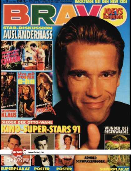 阿诺德·施瓦辛格(Arnold Schwarzenegger)封面人物施瓦辛格