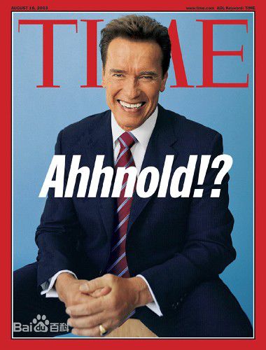 阿诺德·施瓦辛格(Arnold Schwarzenegger)封面人物施瓦辛格