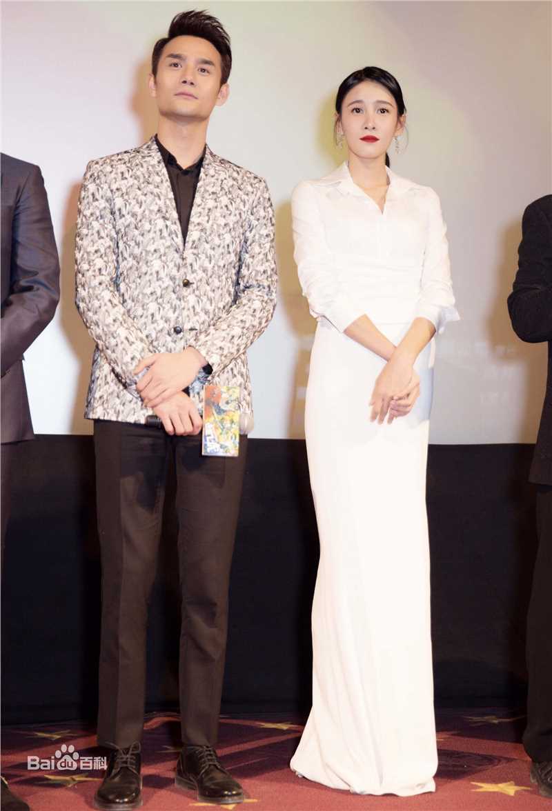 张蓝心(Zoe Zhang)在电影《铁道飞虎》首映礼中的