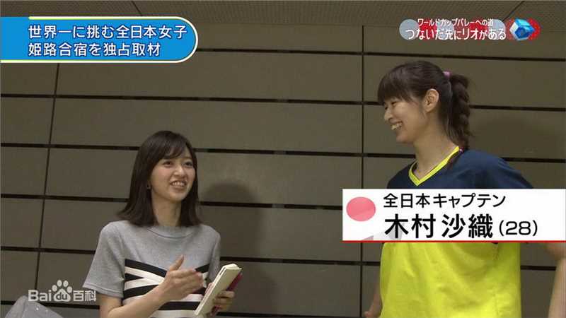 逢泽莉娜(逢沢りな(あいざわりな)、Rina Aizawa)世界杯排球赛2015应援采访生活照