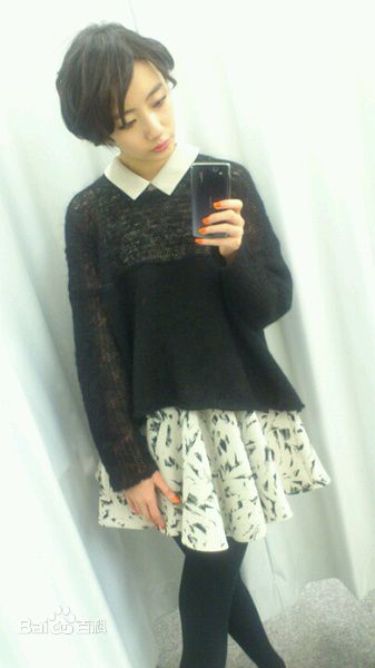 南波瑠(Haru)短发生活照图册