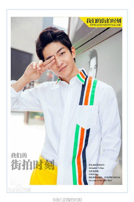 屈楚萧-我们的街拍时刻素颜照相册