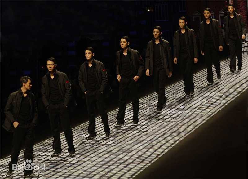 李学庆走秀风采前后照片