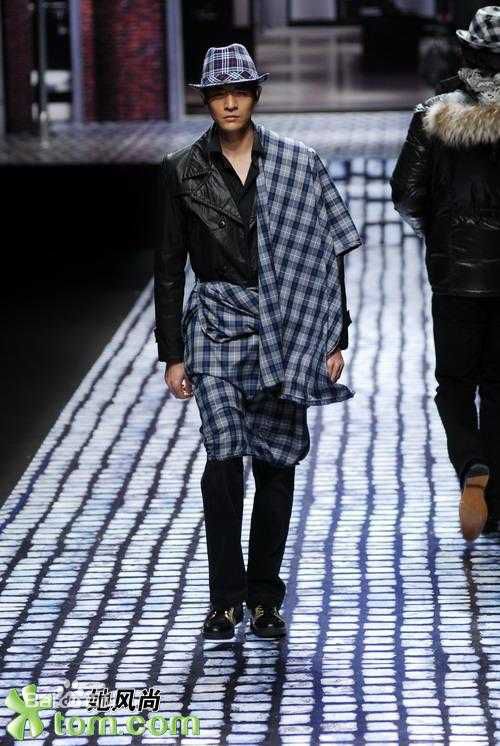 李学庆走秀风采前后照片