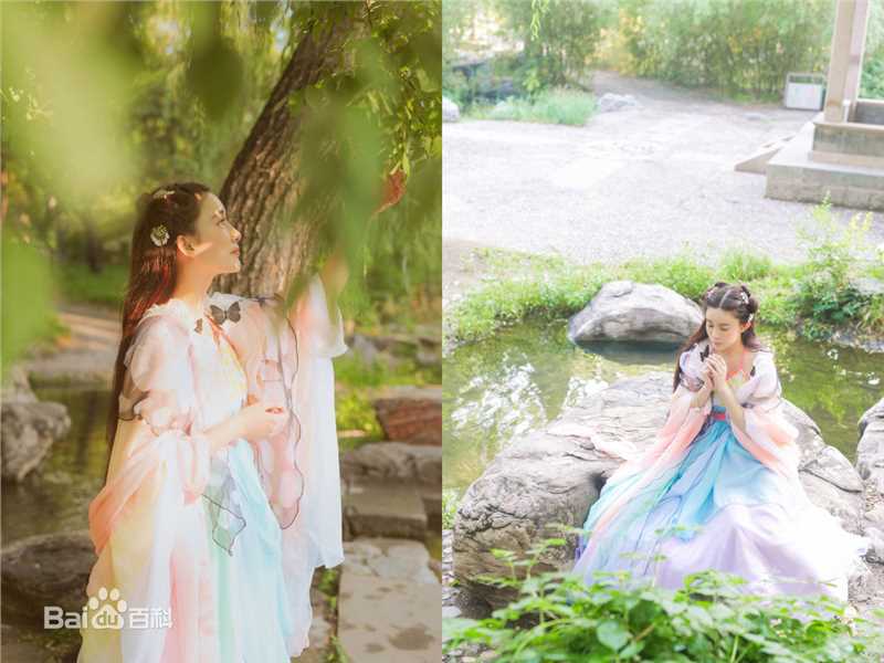 孟子义(Zoey)古装素颜照壁纸