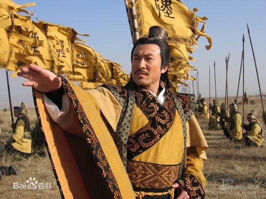 肖荣生饰演刘邦素颜照相册