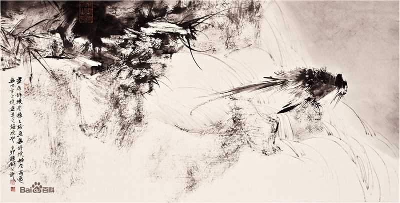 韩璐素以为绚，画作。前后照片