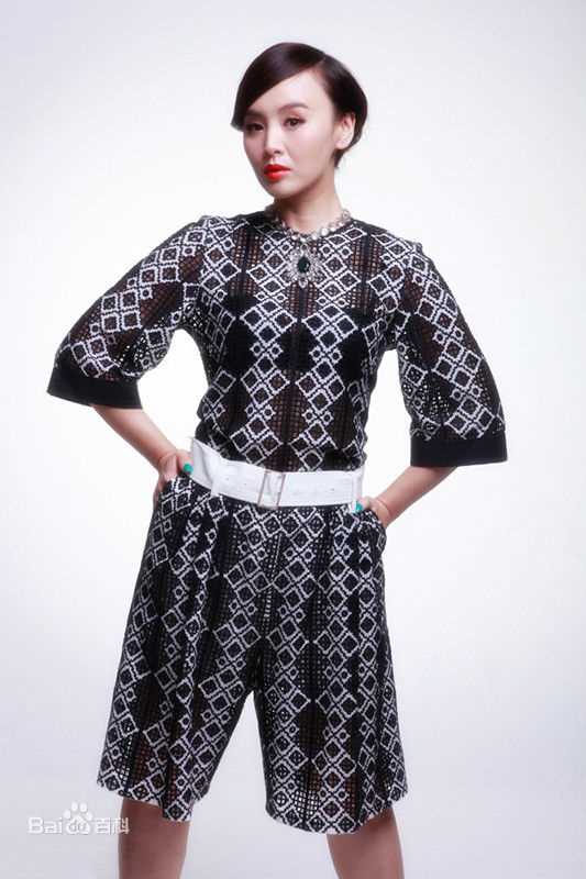 王晶时尚透视装迷人壁纸壁纸