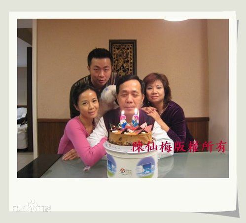 陈仙梅(mayko chen)全家福前后照片
