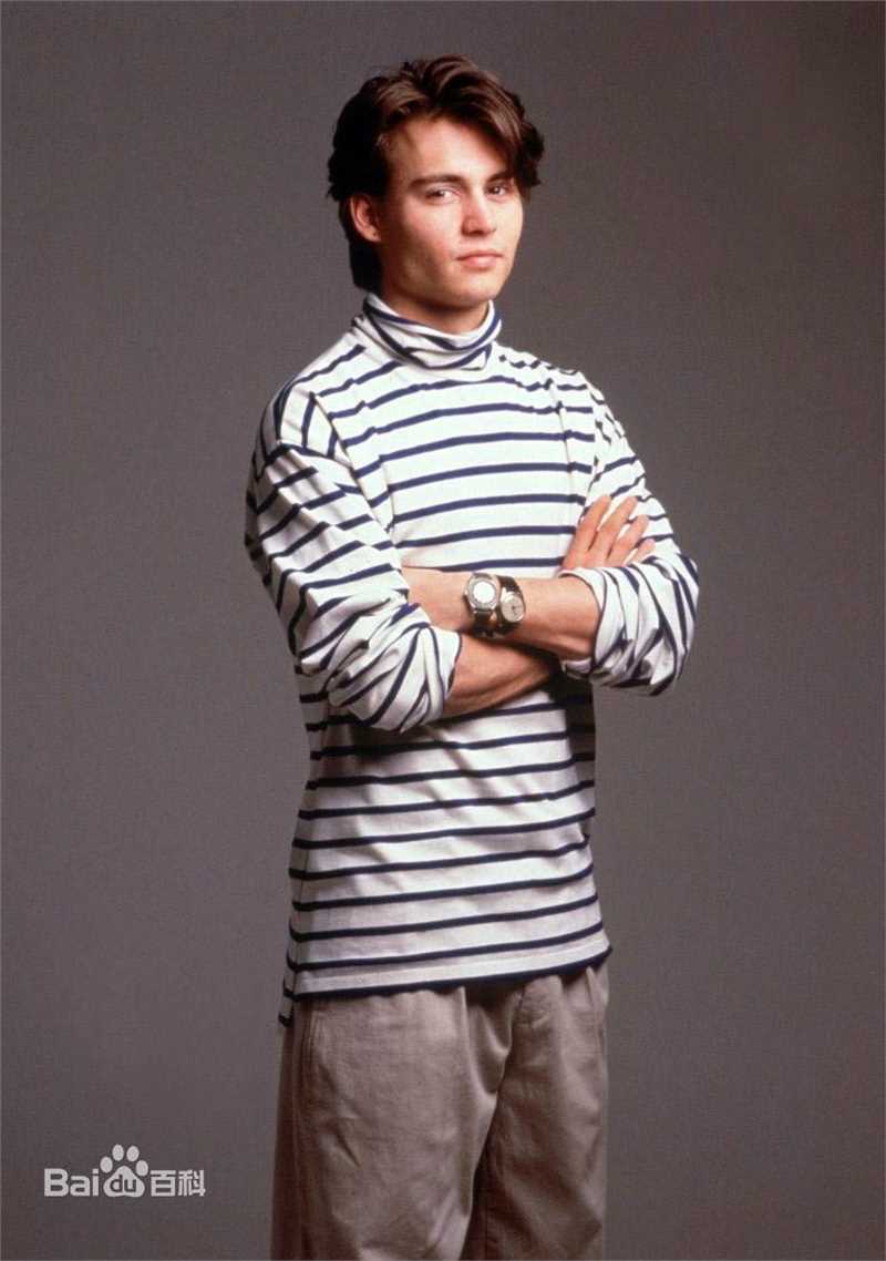 约翰尼·德普(Johnny Depp)年轻时的前后照片