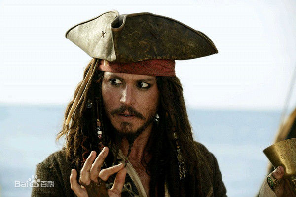 最新约翰尼·德普(Johnny Depp)在《加勒比海盗》饰 杰克船长中的图集