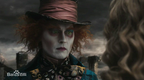 最全约翰尼·德普(Johnny Depp)在《爱丽丝梦游仙境》饰 疯帽子中的壁纸