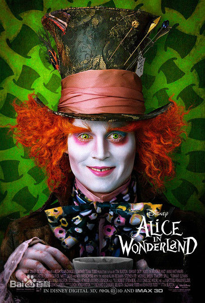 最全约翰尼·德普(Johnny Depp)在《爱丽丝梦游仙境》饰 疯帽子中的壁纸