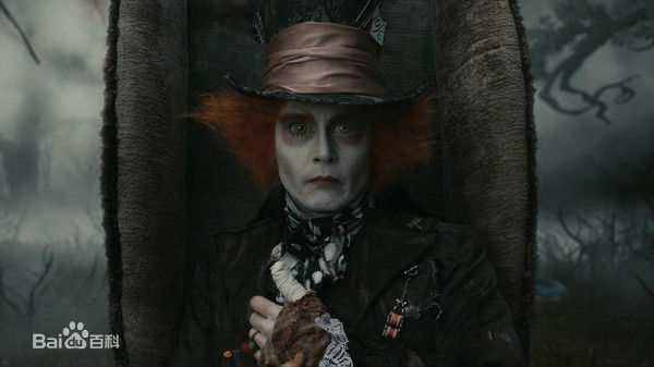 最全约翰尼·德普(Johnny Depp)在《爱丽丝梦游仙境》饰 疯帽子中的壁纸