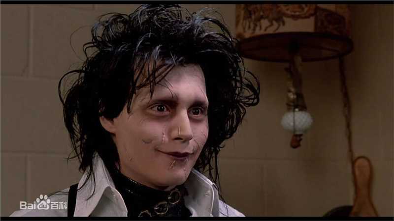 约翰尼·德普(Johnny Depp)在《剪刀手爱德华》 饰 爱德华中的