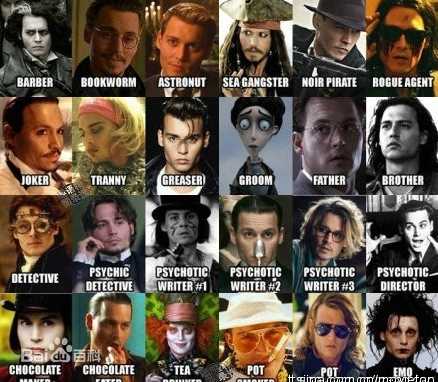 最全约翰尼·德普(Johnny Depp)精彩图册
