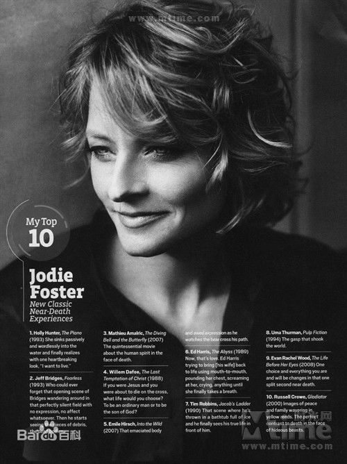 最全朱迪·福斯特(Jodie Foster)精彩图册