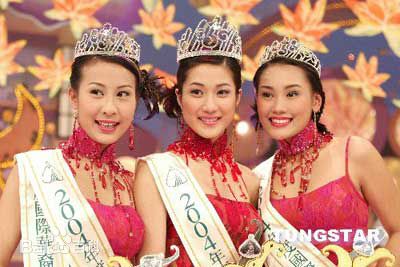 曹敏莉(Mandy Cho)选美照片前后照片