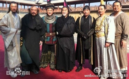 程东(John Ching)在《天龙八部》剧组中的