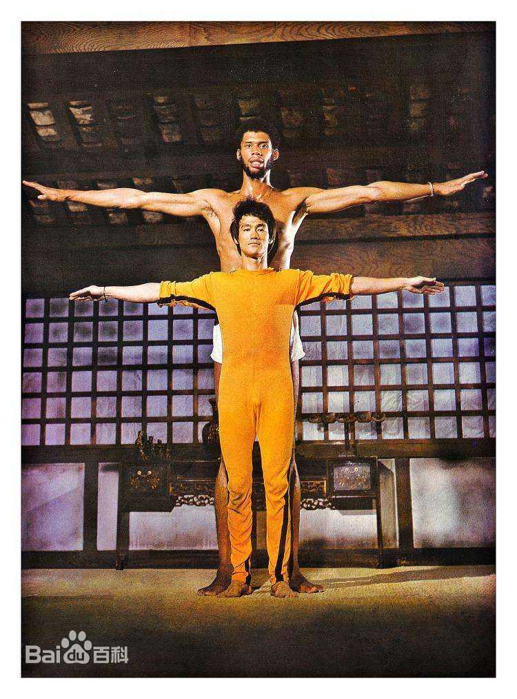 卡里姆·阿布杜尔-贾巴尔(Kareem Abdul-Jabbar)贾巴尔与李小龙图册