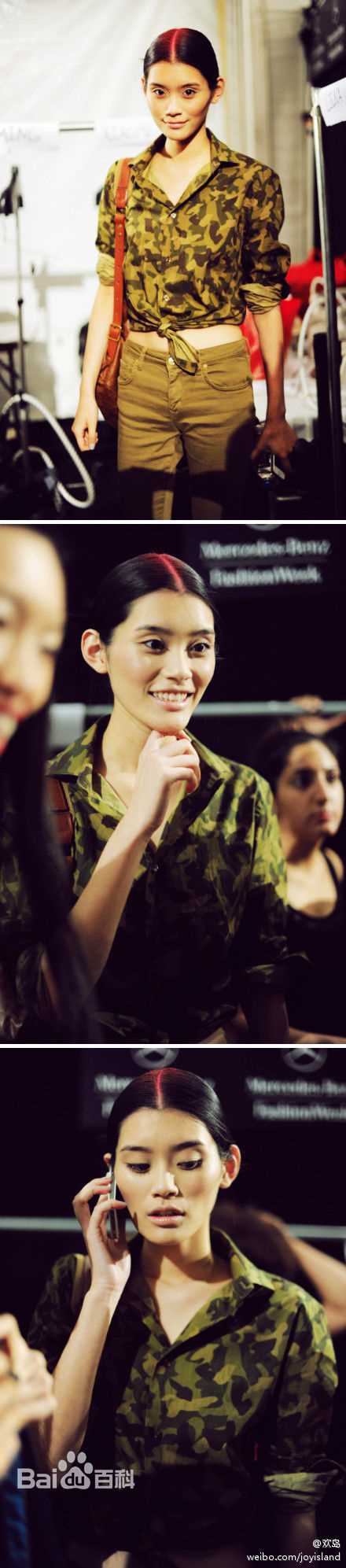 奚梦瑶(Ming Xi)街拍、T台照素颜照壁纸