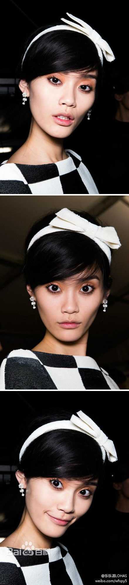 奚梦瑶(Ming Xi)街拍、T台照素颜照壁纸