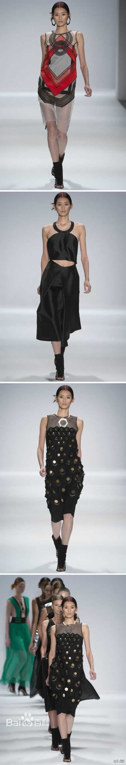 奚梦瑶(Ming Xi)街拍、T台照素颜照壁纸