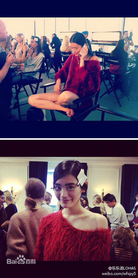 奚梦瑶(Ming Xi)街拍、T台照素颜照壁纸