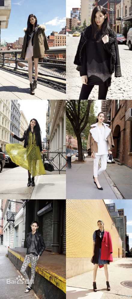 奚梦瑶(Ming Xi)街拍、T台照素颜照壁纸