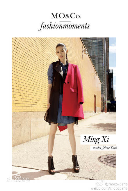 奚梦瑶(Ming Xi)街拍、T台照素颜照壁纸